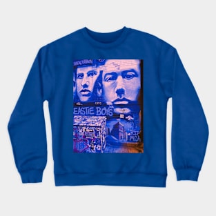 Graffiti Blue Street Art Manhattan NYC Crewneck Sweatshirt